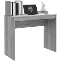 vidaXL Schreibtisch Grau Sonoma 90x40x72 cm Holzwerkstoff