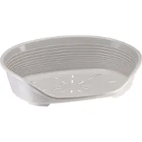 Ferplast SIESTA DELUXE Korb Größe 6 - 70,5 x 52 x 23 cm - Hellgrau -