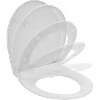Ideal standard Tirso WC-Sitz, Sandwich, Softclose, Weiß, E335601