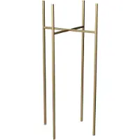 Intratuin Scott Pflanzenständer - L18,5 x B18,5 x H55 cm - Metall - Goold