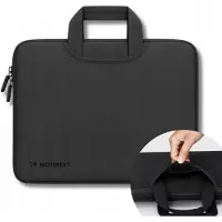 Wozinsky Torba Torba na laptop WNT-13B 13-14" z chowaną rączką neoprenowa - czarna