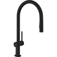 Hansgrohe Talis M54 Einhebel-Küchenmischer 210, EcoSmart, Ausziehbrause, 2jet, Mattschwarz