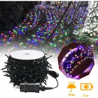 LZQ 100M 1000er LEDs Bunt Deko Lights Leuchte Beleuchtung IP44 mit 8 modi für Innen Party, Feier, Hochzeit, Weihnachts