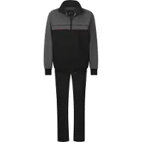 Babista Jogginganzug "Jogginganzug BELLIMISSI", Herren, Gr. XL, schwarz, Obermaterial: 60% Baumwolle CO. 40% Polyester COOLMAX PES(Coolmax)., Homewear-Sets Jogginganzug