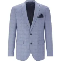 Babista Jerseysakko "Sakko VARDOR", Herren, Gr. 48, blau (blau kariert), Obermaterial: 93% Polyester PES. 5% Viskose CV. 2% Elasthan EL., Sakkos Jerseysakko