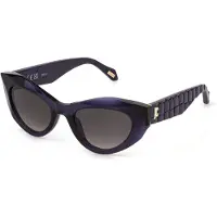 Just cavalli SJC204 Viola trasparente lucido 52/20/140 Damen Sonnenbrillen