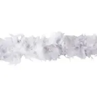 Buttinette Federboa, weiß, 90 g, 1,80 Meter
