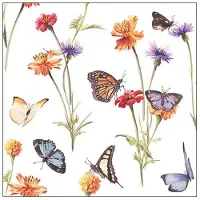 Ambiente Motivserviette 33x33cm Butterfly garden