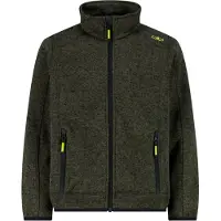 CMP - Boy's Jacket Jacquard Knitted - Fleecejacke Gr 104 oliv