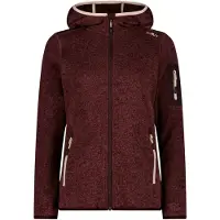 CMP Woman Fleece Fleece Jacket Fixed Hood black berry-lighter (21CZ) 50
