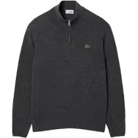 Lacoste Pullover Classic 1/4 Zip, grau