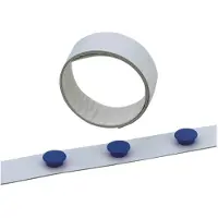Durable Metallband, weiß, 5 Meter, Flexibles, selbstklebendes Haftband für Magnete, Breite: 3,5 cm