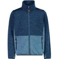 CMP Jungen Knit Tech Fleece Outdoor Jacke blau 116