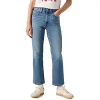 Levi's 725 Kick Boot Jeans Med Indigo Größe: W34L29 | Straight Jeans Outlet | Damen | Blau