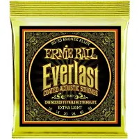 Ernie Ball Everlast 2560 80/20 Bronze Akustikgitarrensaiten 10-50