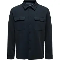 Only & Sons Langarmhemd "ONSNEWKODYL OVERSHIRT SWEAT NOOS" Materialmix, regular fit