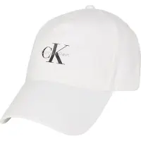Calvin Klein Baseball Cap , Damen, weiß (hellweiß), Web, Baumwolle, unifarben, Caps Baseball Cap, in der Weite verstellbar, reine Baumwolle