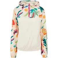 Urban Classics Ladies Mixed Pull Over Jacket whitesandfruity 5XL