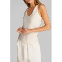 Calvin Klein Modal Rib Tank Top Tofu Größe: XXS | Tanktops Outlet | Damen