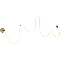 Lucide JANDERIN – Wandleuchte – LED mit Helligkeitsregulierung – CCT – 1x48 W, 2200 K/3300 K – Bewegungssensor für die Hand – Farbe: Champagner | Vibes