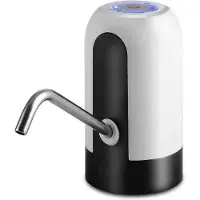 Welikera 5 Gallonen Wasserkanister Pumpe automatisch, USB wiederaufladbar, Ein-Knopf Bedienung, tragbar, leise, ideal für Familie & Camping