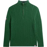 Superdry für Damen. W6110607A Grünes Rugby-Henley-Shirt (S), Lässig, Baumwolle, Langarm