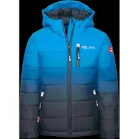 TROLLKIDS Hemsedal Kinder Skijacke XT mit Kapuze blau 128