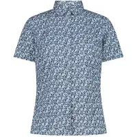 CMP - Women's Shortsleeve Shirt with Pattern - Bluse Gr 44 grau