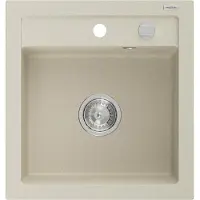 Mexen Vito 1-Becken-Granit-Spüle 520 x 490 mm, Beige - 6503521000-69