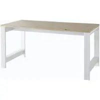Innostyle Schreibtisch 21 Bürotisch Jasmin Artisan Eiche Pinie hell weiß 160 cm
