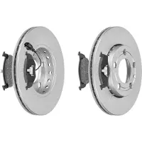 MAPCO Bremsensatz, Scheibenbremse 13810297 Vorderachse belüftet 239mm 18mm für VAG