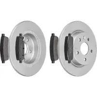 MAPCO Bremsensatz, Scheibenbremse 47697 Hinterachse voll 268mm 12mm für OPEL VAUXHALL CHEVROLET