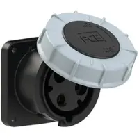 Pce 333-7 CEE-Anbausteckdose gerade (100x100) 63A 3p 7h IP67 POWER TWIST 3337