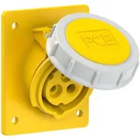 Pce 4132-4f8 CEE-Anbausteckdose schräg (80x97mm) 16A 3p 4h IP67 41324f8