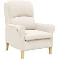 vidaXL Sessel Creme 76 x 94 x 102 cm Stoff 42009852