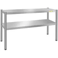 GOLDINOX Edelstahl-Arbeitsplatte, 1400 x 350 mm - Höhe 700 mm, -