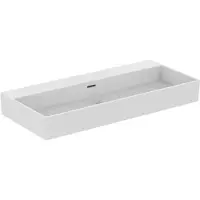 Ideal standard Extra Waschtisch, ohne Hahnloch, mit Überlauf, geschliffen, 1015x450x150 mm, R0555, R055601, Farbe: Weiß