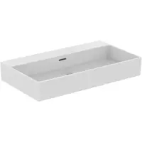 Ideal standard Extra Waschtisch, ohne Hahnloch, mit Überlauf, 815x450x150 mm, R054601, Farbe: Weiß