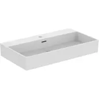 Ideal standard Extra Waschtisch, 1 Hahnloch, mit Überlauf, 815x450x150 mm, R0537MA, Farbe: Weiß mit Ideal Plus