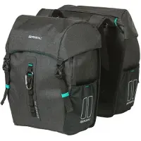 Basil Doppeltasche MOVE MIK 2.0 - 30 Liter - schwarz - inkl. abschließbarer M....