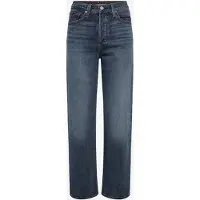 Levi's für Damen. 79078-0061 Blaue Jeans in voller Länge mit Rippenkorb (29/32), Lässig, Baumwolle, Denim
