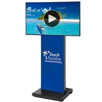 Showdown Displays Digitales Schaufenster Display Textil Mit 50" QMR Samsung-Bildschirm Inkl. Print Front Und Rückseite