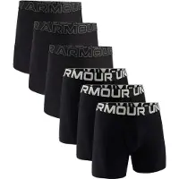 Under Armour Boxershort Sportlich Figurbetont UA PERFORMANCE TECH - SOLID 6 IN 6PK