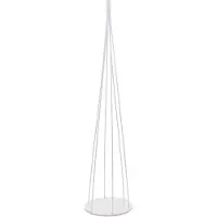 MCW Deko-Baum MCW-O91, Weihnachtsbaum Schmuckbaum Weihnachtsdeko Christbaum zum Beschmücken, Metall 160cm weiß