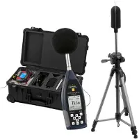 Pce Instruments -428-EKIT Schallpegelmesser 25 - 136 db(A) 20 HZ - 12,5 kHz 1/1 Oktavband inklusive