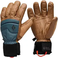 Black Diamond - Warme und isolierende Handschuhe aus PrimaLoft – Unisex – Spark Gloves - Spark Gloves Rye Midnight Blue für Herren aus Leder - Größe