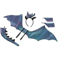 Buttinette Kinder-Set "Drache", lila/türkis