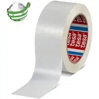 TESA 60418 Packband aus recyceltem Polyester, 132 m x 50 mm Transparent