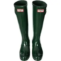 Hunter für Damen. FRW0002262 Original Tall 170th Anniversary Gummistiefel grün (41), Wohnung, Schnalle, Lässig, PVC