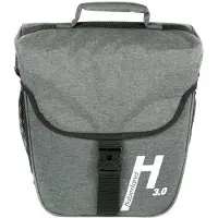 Haberland Einzeltasche 14l Basic 3.0 grau - praktische Gepäckträgertasche für...